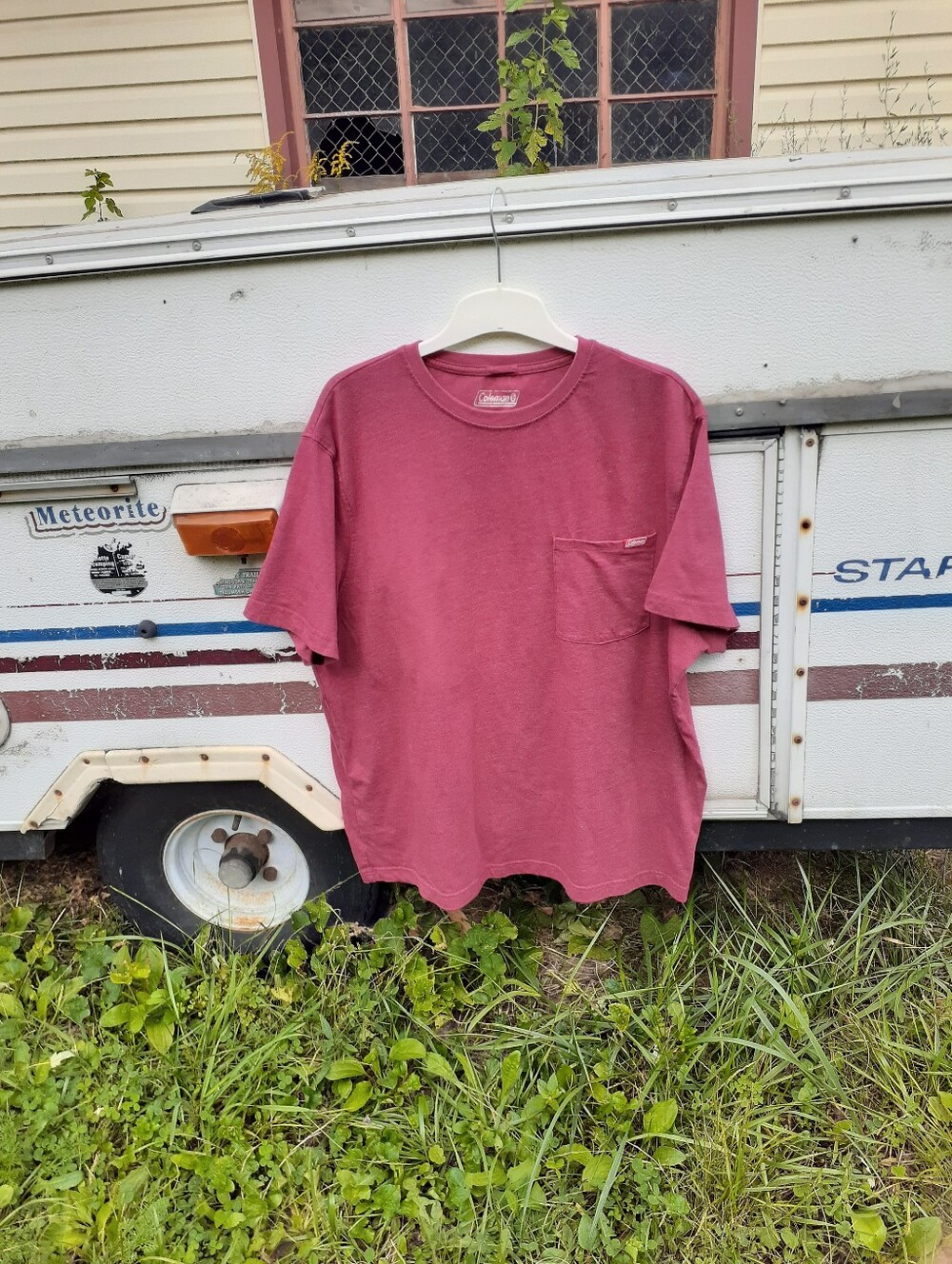Coleman Men's Reddish XL Pocket T-shirt
